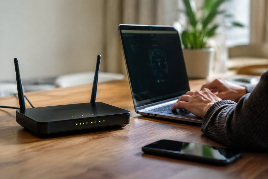 Come risolvere disconnessioni router testando velocità e stabilità della connessione